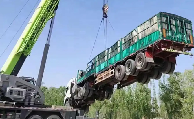 安次区道路脱困救援案例